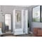 Tuhome Austral 3 Door Armoire with Drawers, Shelves, and Hanging Rod, White CLB4614 - alternate 4